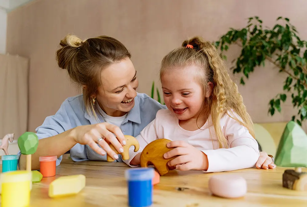ABA therapist using emerging practices with a child, qualifying for R&D tax credits.