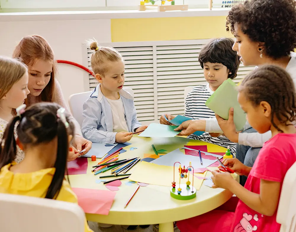 ABA therapy growth practices in a group session, qualifying for R&D tax credit incentives.